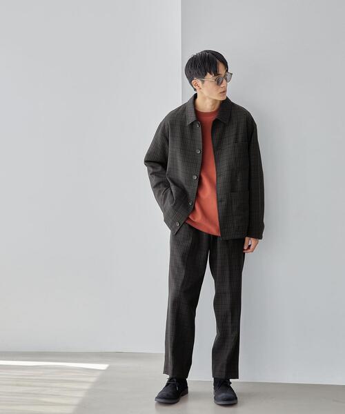 green label relaxing（グリーンレーベルリラクシング）の「＜green label relaxing＞C/Wカルゼ チェック MODERN FIT パンツ -ウォッシャブル-（その他パンツ・メンズ・その他1・S/M/L/XL）」の6枚目の写真