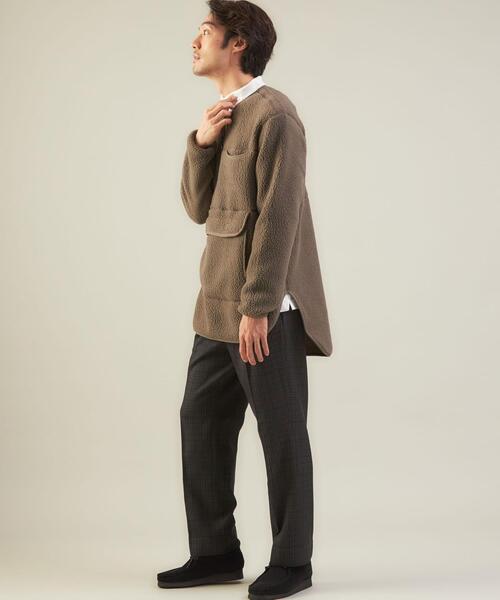 green label relaxing（グリーンレーベルリラクシング）の「＜green label relaxing＞C/Wカルゼ チェック MODERN FIT パンツ -ウォッシャブル-（その他パンツ・メンズ・その他1・S/M/L/XL）」の2枚目の写真