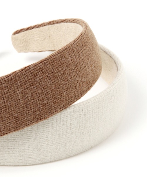 LAKOLE(ラコレ)の「シンプルニットカチューシャ / 239864(カチューシャ・レディース・ブラウン/ベージュ/グレー・FREE)」の6枚目の写真