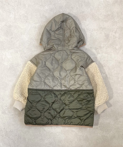 Granny Branket(グラニーブランケット)の「ドッキングフードジャケット(90~140cm)(その他アウター・キッズ・オリーブ・100/130/120/140/110/90)」の3枚目の写真