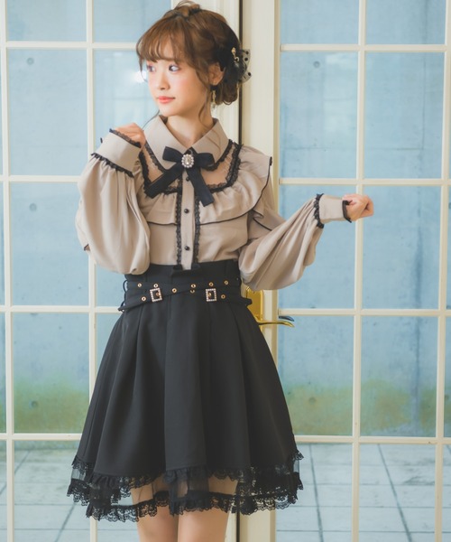 ROJITA（ロジータ）の「クロスフレア2段フレアスカート（スカート