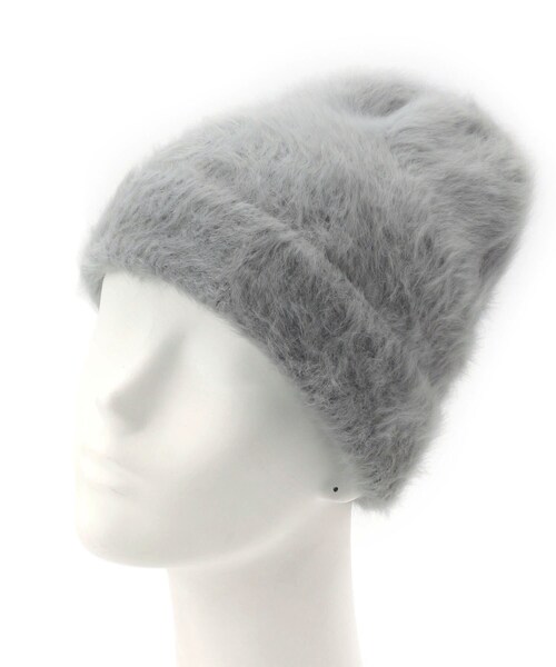 ITS'DEMO（イッツデモ）の「◆シャギーリブワッチ（ニットキャップ/ビーニー・レディース・ブラック/グレー/アイボリー・00）」の6枚目の写真