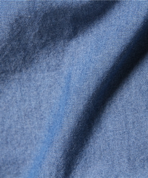 OUTLET（アウトレット）の「【CIAOPANIC TYPY】リファインダンガリーボタンダウン（シャツ/ブラウス・メンズ・ブルー/ネイビー・MEDIUM/LARGE）」の13枚目の写真