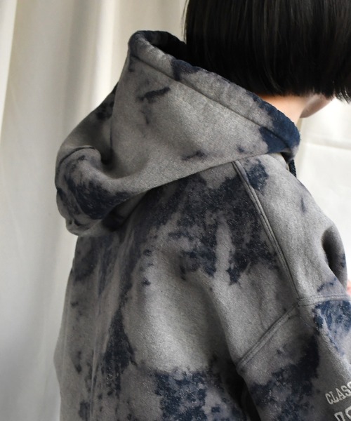 Johnbull(ジョンブル)の「【rebear Vintage】ランダムブリーチスウェットパーカー(パーカー・メンズ・ネイビー・FREE)」の11枚目の写真