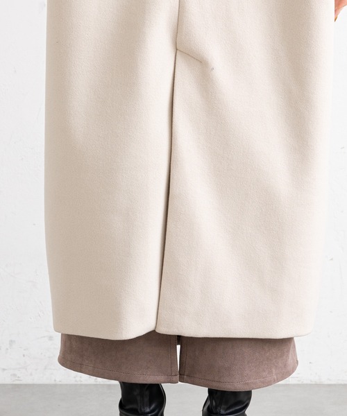 prose verse（プロズヴェール）の「ボリューム袖ラグランコート（チェスターコート・レディース・モカ/ブルー/ブラック/アイボリー・MEDIUM/LARGE）」の8枚目の写真