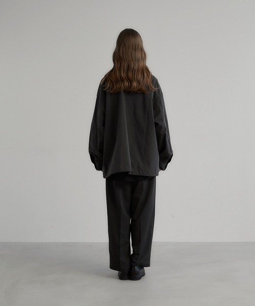 remer(リメール)の「loose basic Hi-neck jacket / ルーズベーシックハイネックジャケット(ブルゾン・メンズ・チャコールグレー/カーキ・SMALL/MEDIUM/LARGE)」の5枚目の写真