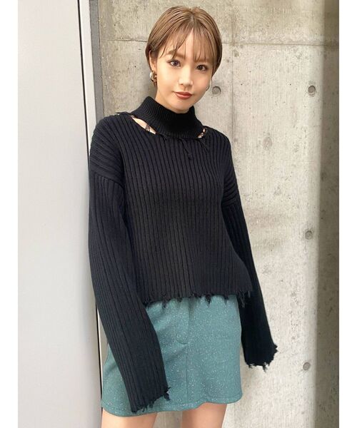 EMODA（エモダ）の「タンクボリュームピアス（ピアス（両耳用）・レディース・シルバー/ゴールド・FREE）」の8枚目の写真