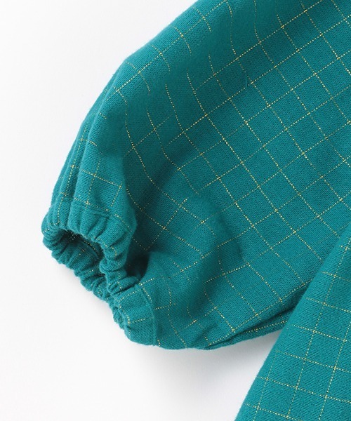 petit main（プティマイン）の「スモッキングワンピース（ワンピース・キッズ・パープル/オフホワイト/ターコイズブルー・80ｃｍ/90cm/110cm/100cm/120cm/130cm）」の8枚目の写真