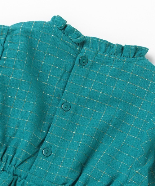 petit main（プティマイン）の「スモッキングワンピース（ワンピース・キッズ・パープル/オフホワイト/ターコイズブルー・80ｃｍ/90cm/110cm/100cm/120cm/130cm）」の12枚目の写真