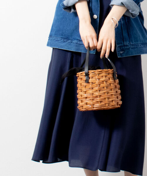 The Bagmati（ザバグマティ）の「【BAGMATI/ バグマティ】 筒形かごバッグ（かごバッグ・レディース・キャメル・FREE）」の12枚目の写真