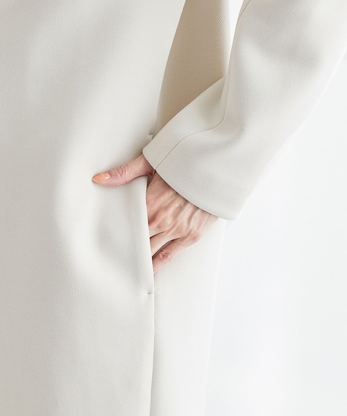 ROPE' PICNIC（ロペピクニック）の「ダンボールカラーレスコート　スプリングコート（その他アウター・レディース・ベージュ/ライトグリーン/ブラウン系その他・40/38）」の9枚目の写真