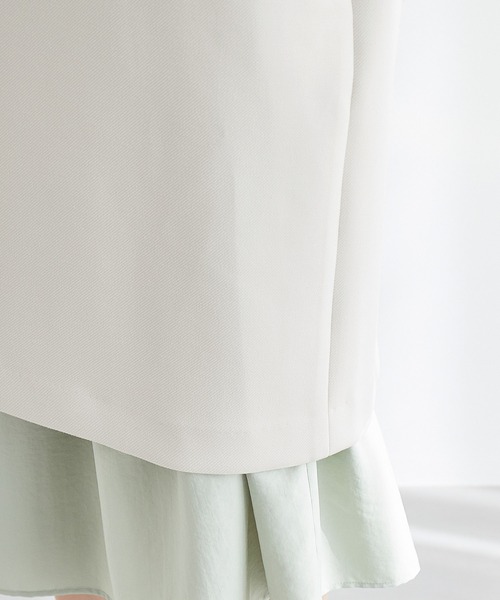 ROPE' PICNIC（ロペピクニック）の「ダンボールカラーレスコート　スプリングコート（その他アウター・レディース・ベージュ/ライトグリーン/ブラウン系その他・40/38）」の4枚目の写真