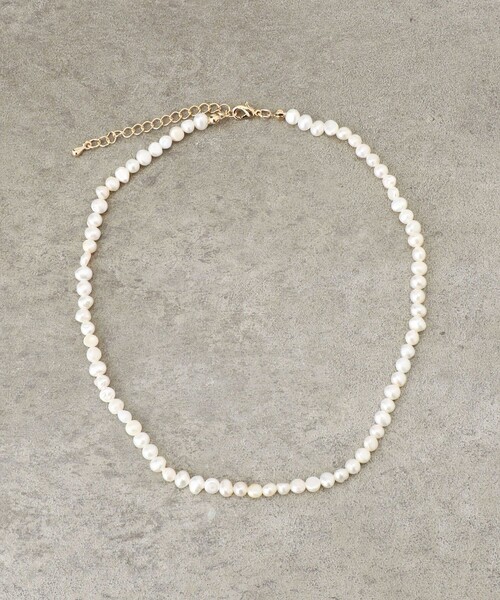 FREAK'S STORE（フリークスストア）の「【WEB限定】淡水パールネックレス（ネックレス・レディース・ホワイト・ONE SIZE）」の3枚目の写真