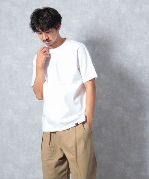 BATONER(バトナー)の「【BATONER/バトナー】別注パックTシャツ PACK-T BN-22SM-057(Tシャツ/カットソー・メンズ・ホワイト/ブラック/ベージュ/インディゴブルー・M/L/XL)」の8枚目の写真