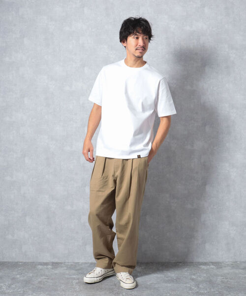 BATONER(バトナー)の「【BATONER/バトナー】別注パックTシャツ PACK-T BN-22SM-057(Tシャツ/カットソー・メンズ・ホワイト/ブラック/ベージュ/インディゴブルー・M/L/XL)」の9枚目の写真