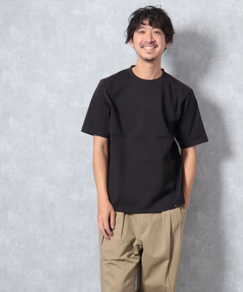 BATONER(バトナー)の「【BATONER/バトナー】別注パックTシャツ PACK-T BN-22SM-057(Tシャツ/カットソー・メンズ・ホワイト/ブラック/ベージュ/インディゴブルー・M/L/XL)」の12枚目の写真