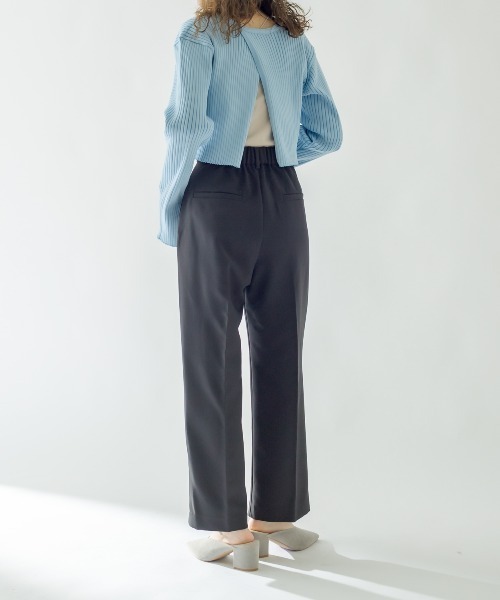 mystic（ミスティック）の「センタープレスタックパンツ（その他パンツ・レディース・ブラック/ベージュ/ピンク/アイボリー/オレンジ・1/2）」の14枚目の写真