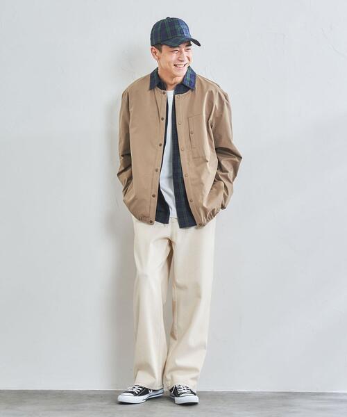 coen（コーエン）の「SIERRATEXノーカラーブルゾン（ブルゾン・メンズ・ダークグレー/ベージュ/ネイビー/ブラック・LARGE/X-LARGE/SMALL/MEDIUM）」の18枚目の写真