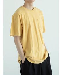 koe（コエ）の「COMFORT COLORSポケット半袖TEE*（Tシャツ/カットソー・メンズ）」