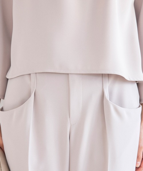 kaene（カエン）の「【kaene】パールボタンパンツ/単品（その他パンツ・レディース・ネイビー/ベージュ・9号）」の16枚目の写真