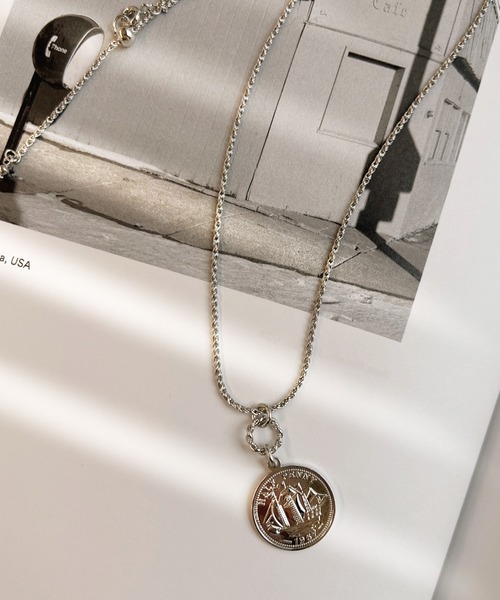 DouDou(ドゥドゥ)の「コインネックレス(ネックレス・レディース・シルバー/ゴールド・FREE)」の2枚目の写真
