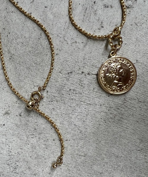 DouDou(ドゥドゥ)の「コインネックレス(ネックレス・レディース・シルバー/ゴールド・FREE)」の7枚目の写真
