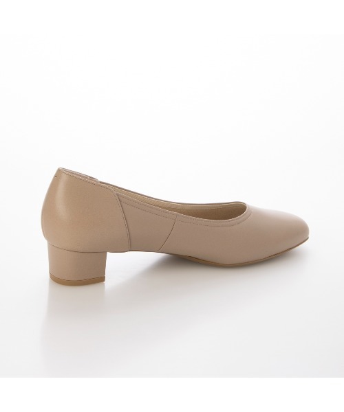 Riz raffinee（リズラフィーネ）の「【3E】ローヒールスクエアトゥパンプス（パンプス・レディース・ブラック/ベージュ・23cm/23.5cm/24cm/24.5cm/22.5cm）」の12枚目の写真