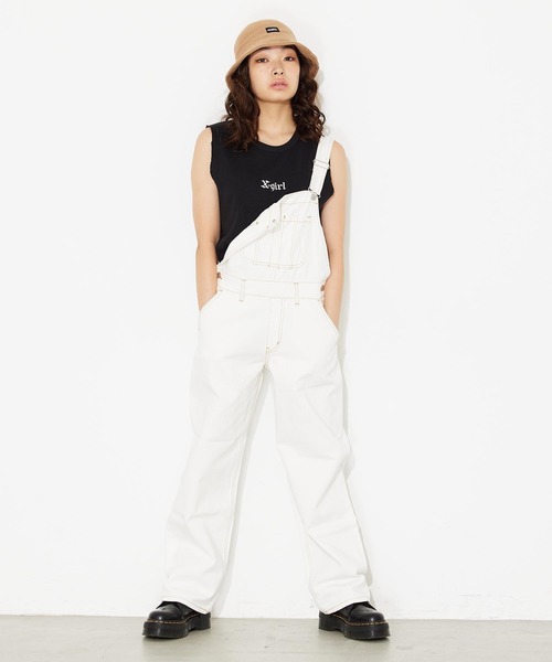 X-girl(エックスガール)の「STRAW BUCKET HAT(ハット・レディース・ブラック/ベージュ・ONE SIZE)」の10枚目の写真