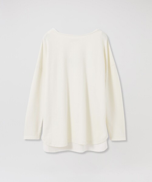 LOVELESS(ラブレス)の「ピグメント レイヤード オーバートップス(その他トップス・レディース・チャコールグレー/ペールイエロー・FREE)」の3枚目の写真