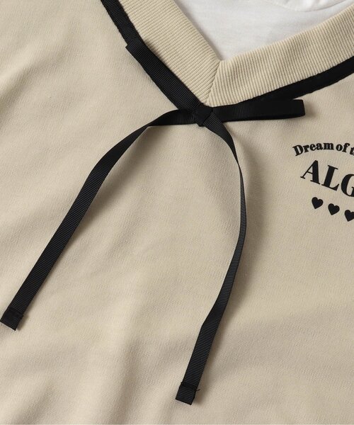 algy(アルジー)の「ベストドッキング風ワンピ(ワンピース・キッズ・ネイビー/ベージュ/サックスブルー・SMALL/MEDIUM/XX-SMALL/X-SMALL)」の9枚目の写真