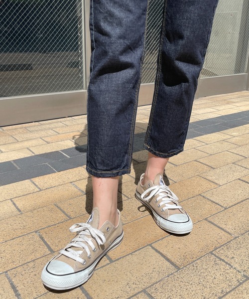 Meli rich（メリーリッチ）の「オールシーズン使える。ストレートデニム（デニムパンツ・レディース・アイボリー/インディゴブルー・FREE）」の7枚目の写真