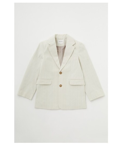 MOUSSY（マウジー）の「DOBBY CHECK ジャケット（テーラードジャケット・レディース・ブラウン/キナリ/ベージュ・1/2）」の20枚目の写真