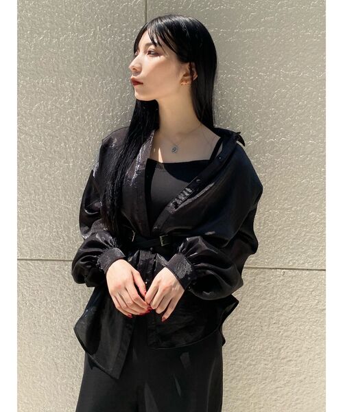 EATME（イートミー）の「オフショルロンパース（つなぎ/オールインワン・レディース・ブラック/その他1・SMALL/MEDIUM）」の6枚目の写真