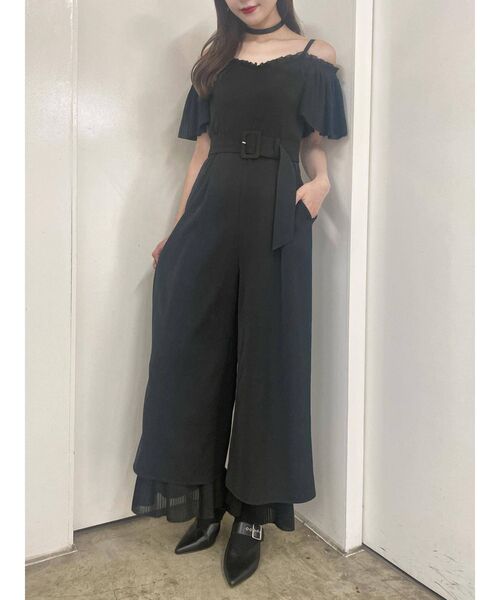 EATME（イートミー）の「オフショルロンパース（つなぎ/オールインワン・レディース・ブラック/その他1・SMALL/MEDIUM）」の10枚目の写真