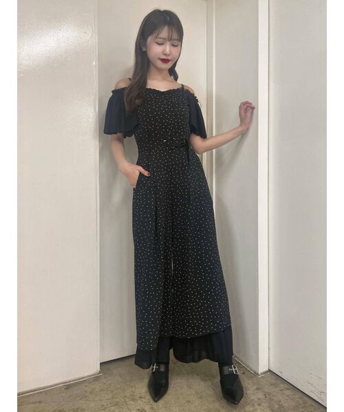 EATME（イートミー）の「オフショルロンパース（つなぎ/オールインワン・レディース・ブラック/その他1・SMALL/MEDIUM）」の11枚目の写真