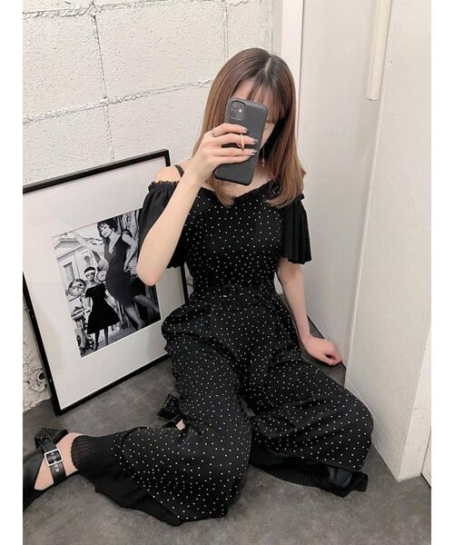EATME（イートミー）の「オフショルロンパース（つなぎ/オールインワン・レディース・ブラック/その他1・SMALL/MEDIUM）」の12枚目の写真