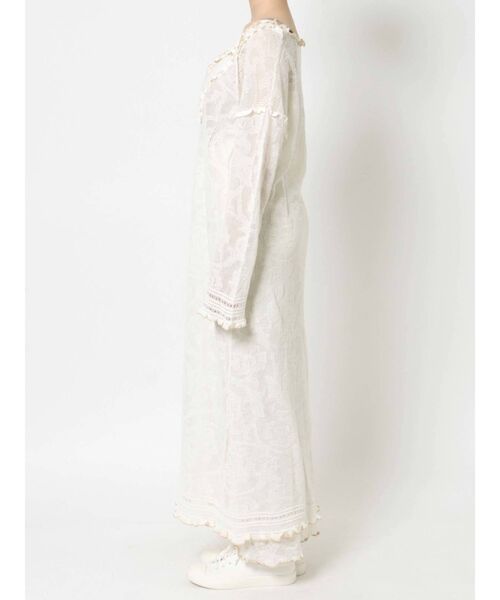 merry jenny（メリージェニー）の「シアーニットカフタンドレス（ワンピース・レディース・ブラック/アイボリー・FREE）」の17枚目の写真