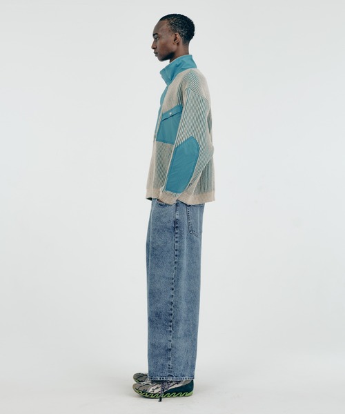 Iroquois（イロコイ）の「OPEN-END DENIM WIDE PT（デニムパンツ・メンズ・ケミカルウォッシュ/ライトインディゴブルー・1/3/2）」の14枚目の写真