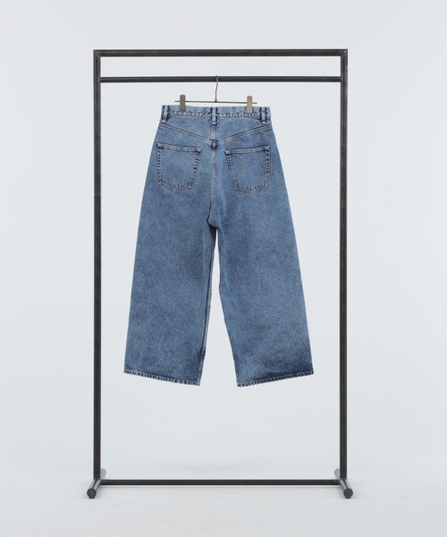 Iroquois（イロコイ）の「OPEN-END DENIM WIDE PT（デニムパンツ・メンズ・ケミカルウォッシュ/ライトインディゴブルー・1/3/2）」の20枚目の写真