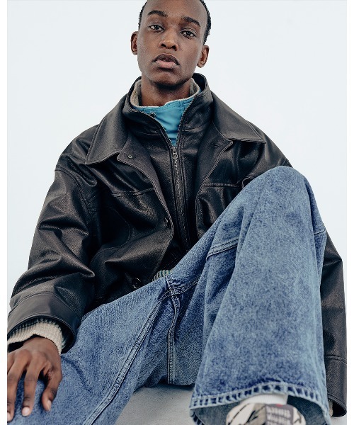 Iroquois（イロコイ）の「OPEN-END DENIM WIDE PT（デニムパンツ・メンズ・ケミカルウォッシュ/ライトインディゴブルー・1/3/2）」の17枚目の写真