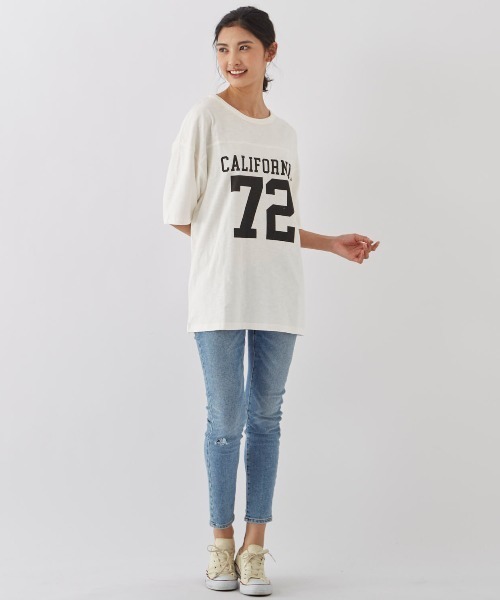 セール】【OP:オーピー】レディース フットボールTシャツ（Tシャツ
