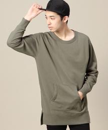 MONKEY TIME | ＜monkey time＞ URAKE SD/ZP LONG SWT/スウェット◆(スウェット)