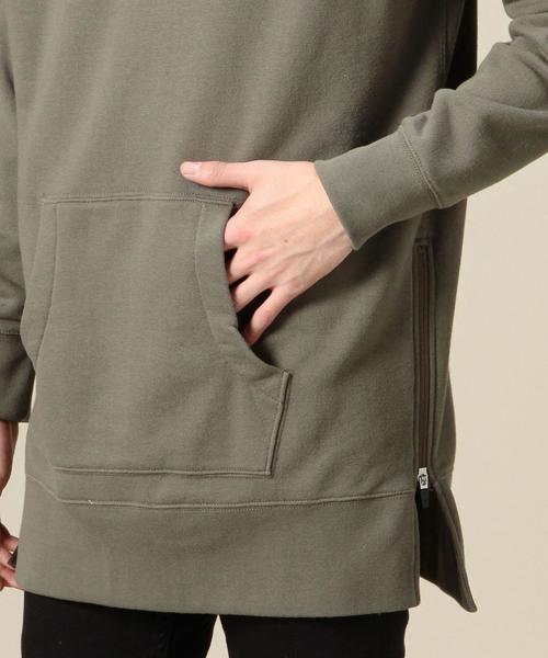 MONKEY TIME(モンキータイム)の「<monkey time> URAKE SD/ZP LONG SWT/スウェット◆(スウェット・メンズ・ブラック/オリーブ・SMALL/MEDIUM/LARGE)」の3枚目の写真