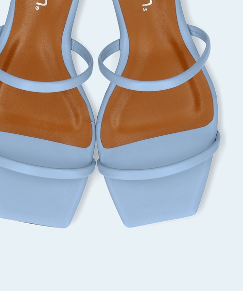 MAMIAN（マミアン）の「コードストラップ フラットサンダル（サンダル・レディース・ブラック/クリア/ライトブルー/レオパード・L/LL/M/S）」の11枚目の写真