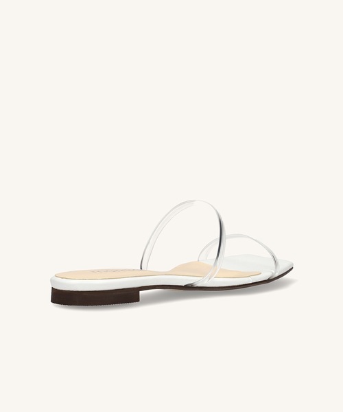 MAMIAN（マミアン）の「コードストラップ フラットサンダル（サンダル・レディース・ブラック/クリア/ライトブルー/レオパード・L/LL/M/S）」の8枚目の写真