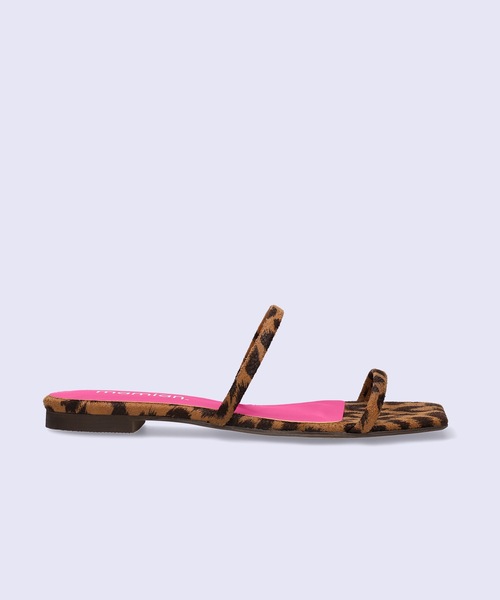 MAMIAN（マミアン）の「コードストラップ フラットサンダル（サンダル・レディース・ブラック/クリア/ライトブルー/レオパード・L/LL/M/S）」の10枚目の写真