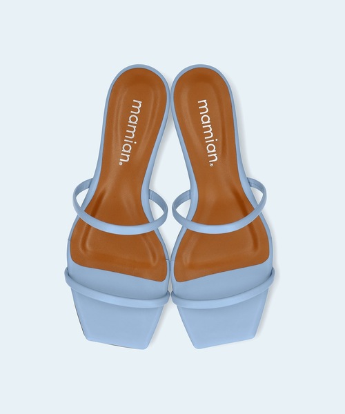 MAMIAN（マミアン）の「コードストラップ フラットサンダル（サンダル・レディース・ブラック/クリア/ライトブルー/レオパード・L/LL/M/S）」の22枚目の写真