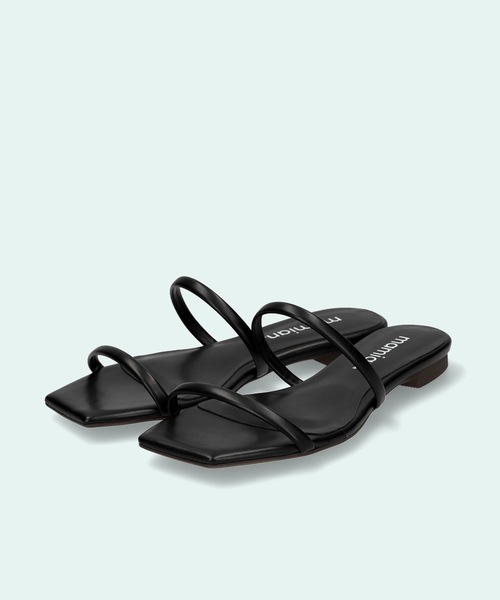 MAMIAN（マミアン）の「コードストラップ フラットサンダル（サンダル・レディース・ブラック/クリア/ライトブルー/レオパード・L/LL/M/S）」の21枚目の写真