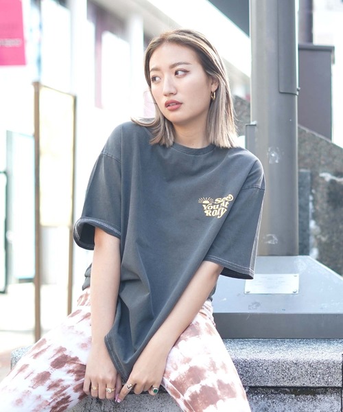 ROXY(ロキシー)の「【ZOZO限定アイテム】SEE YOU AT ROXY TEE/ロキシーバックプリント半袖Tシャツ(Tシャツ/カットソー・レディース・ブラック/グリーン/ナチュラル・FREE)」の17枚目の写真