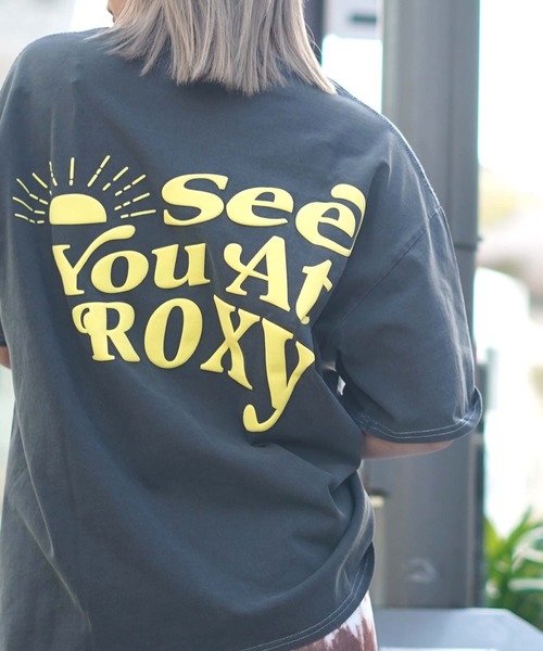 ROXY(ロキシー)の「【ZOZO限定アイテム】SEE YOU AT ROXY TEE/ロキシーバックプリント半袖Tシャツ(Tシャツ/カットソー・レディース・ブラック/グリーン/ナチュラル・FREE)」の19枚目の写真